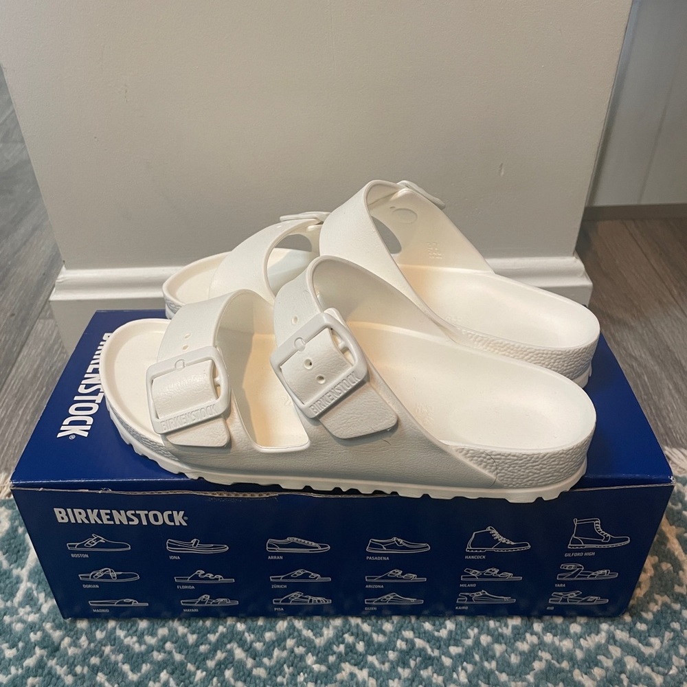 Birkenstock Arizona EVA White Narrow Fit Size 37 UK